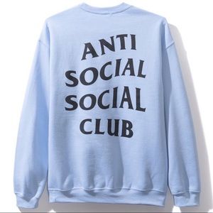 crewneck antisocial social club sweatshirt